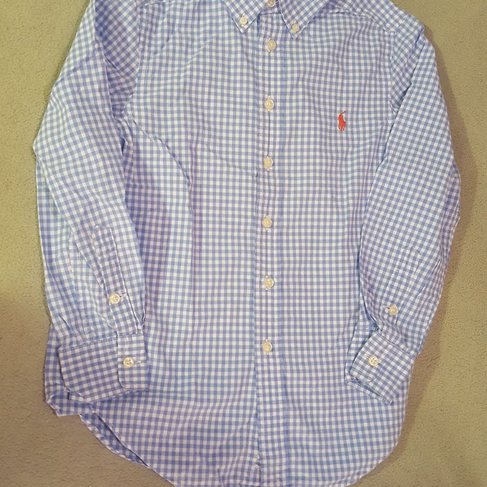Ralph Lauren Polo Boy's Button Down Collar Shirt
